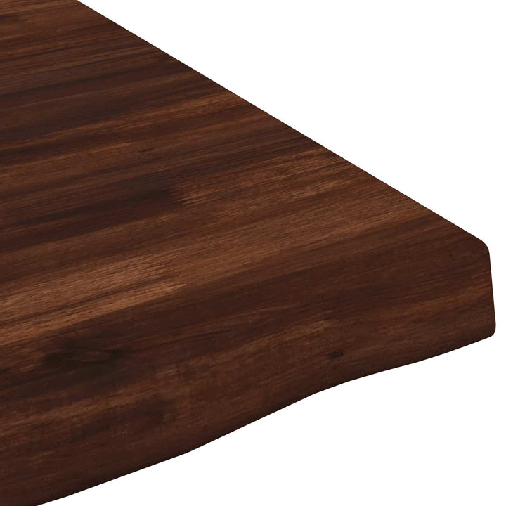 Rektangulært Bordplade 90 x 50 x 3,5 cm Rektangulær Mørk Brun