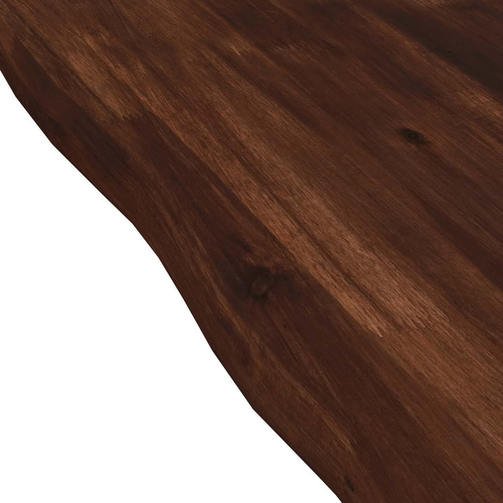 Rektangulært Bordplade 90 x 50 x 3,5 cm Rektangulær Mørk Brun