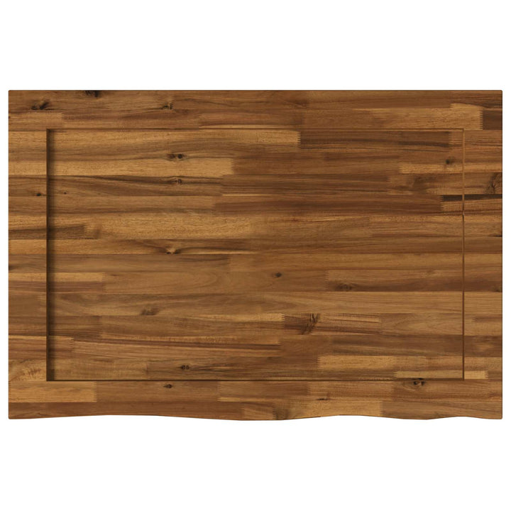 Rektangulært Bordplade 90 x 50 x 3,5 cm Rektangulær Naturfarvet