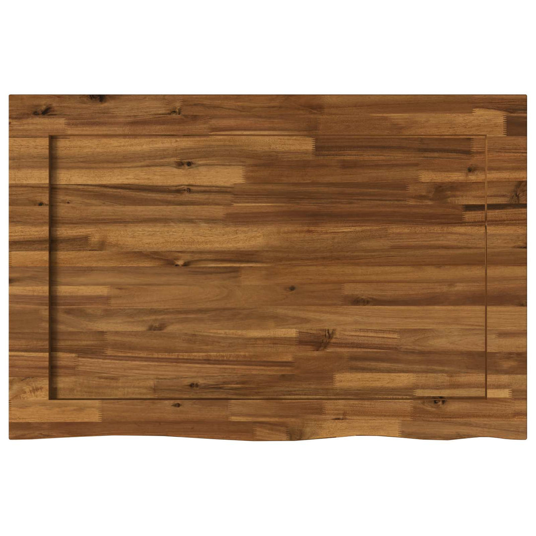 Rektangulært Bordplade 90 x 50 x 3,5 cm Rektangulær Naturfarvet