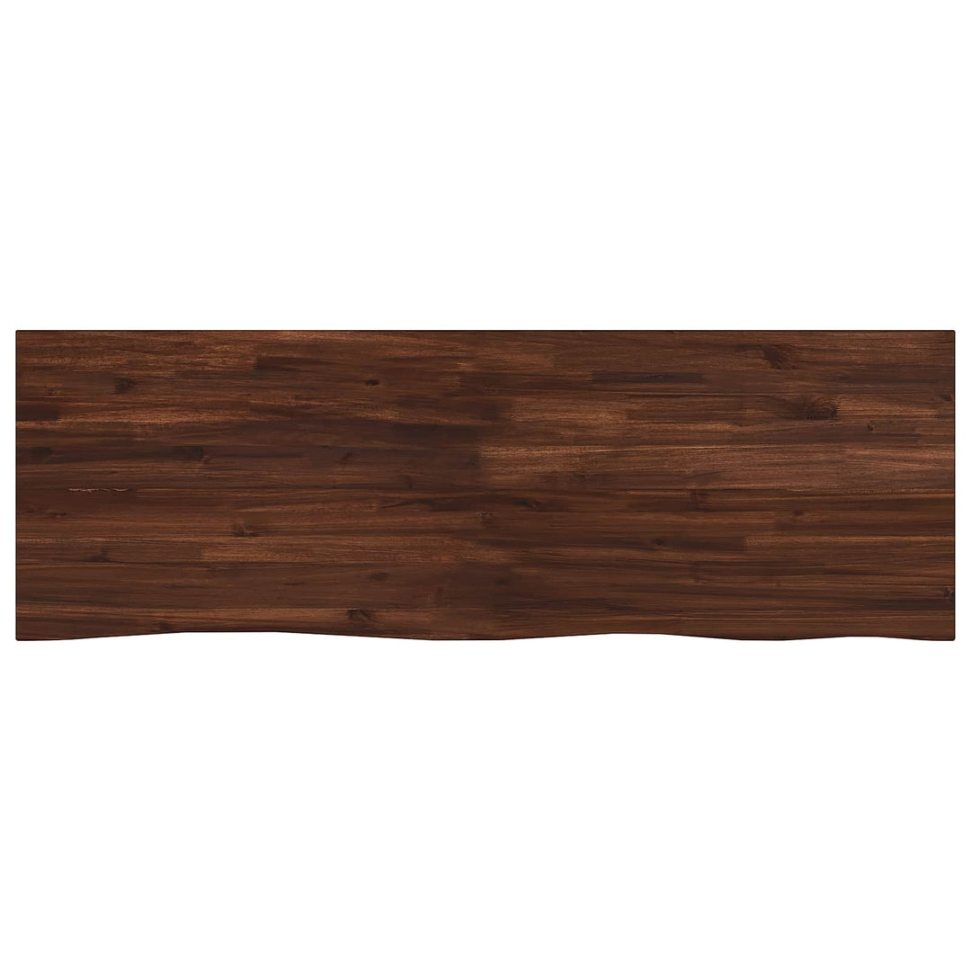 Rektangulært Bordplade 90 x 50 x 3,5 cm Rektangulær Mørk Brun