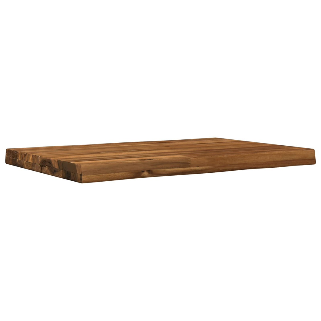 Rektangulært Bordplade 90 x 50 x 3,5 cm Rektangulær Naturfarvet