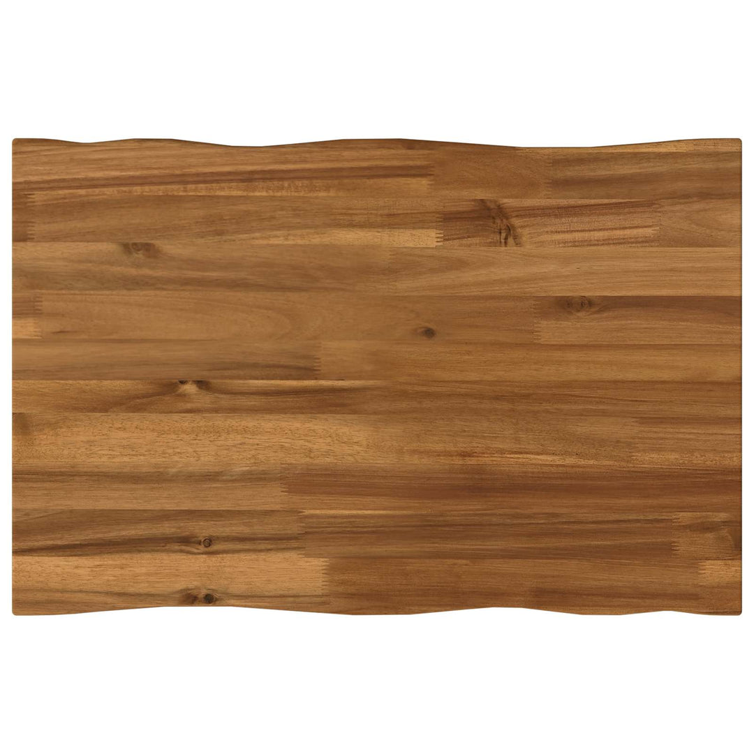 Rektangulært Bordplade 90 x 50 x 3,5 cm Rektangulær Naturfarvet