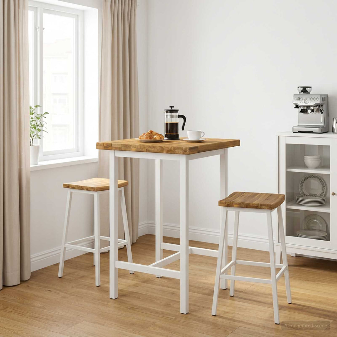 Rektangulært Bordplade 90 x 50 x 3,5 cm Rektangulær Hvid