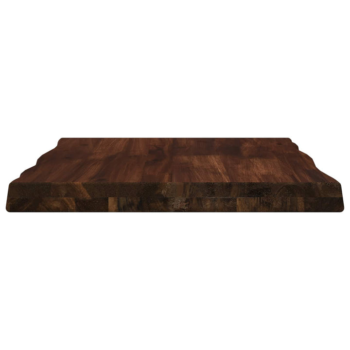 Rektangulært Bordplade 80 x 40 x 3,5 cm Rektangulær Mørk Brun