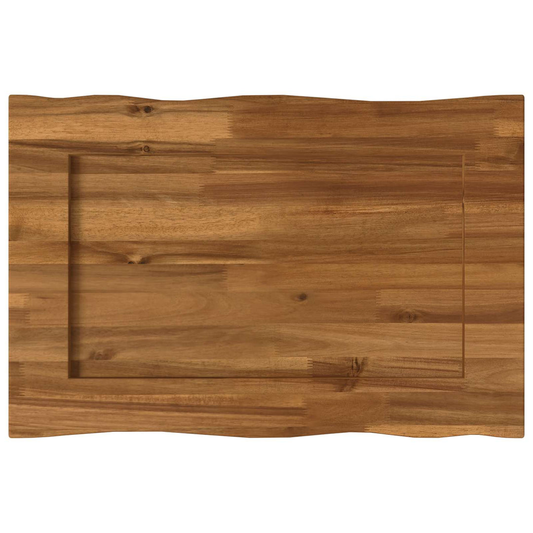 Rektangulært Bordplade 90 x 50 x 3,5 cm Rektangulær Naturfarvet