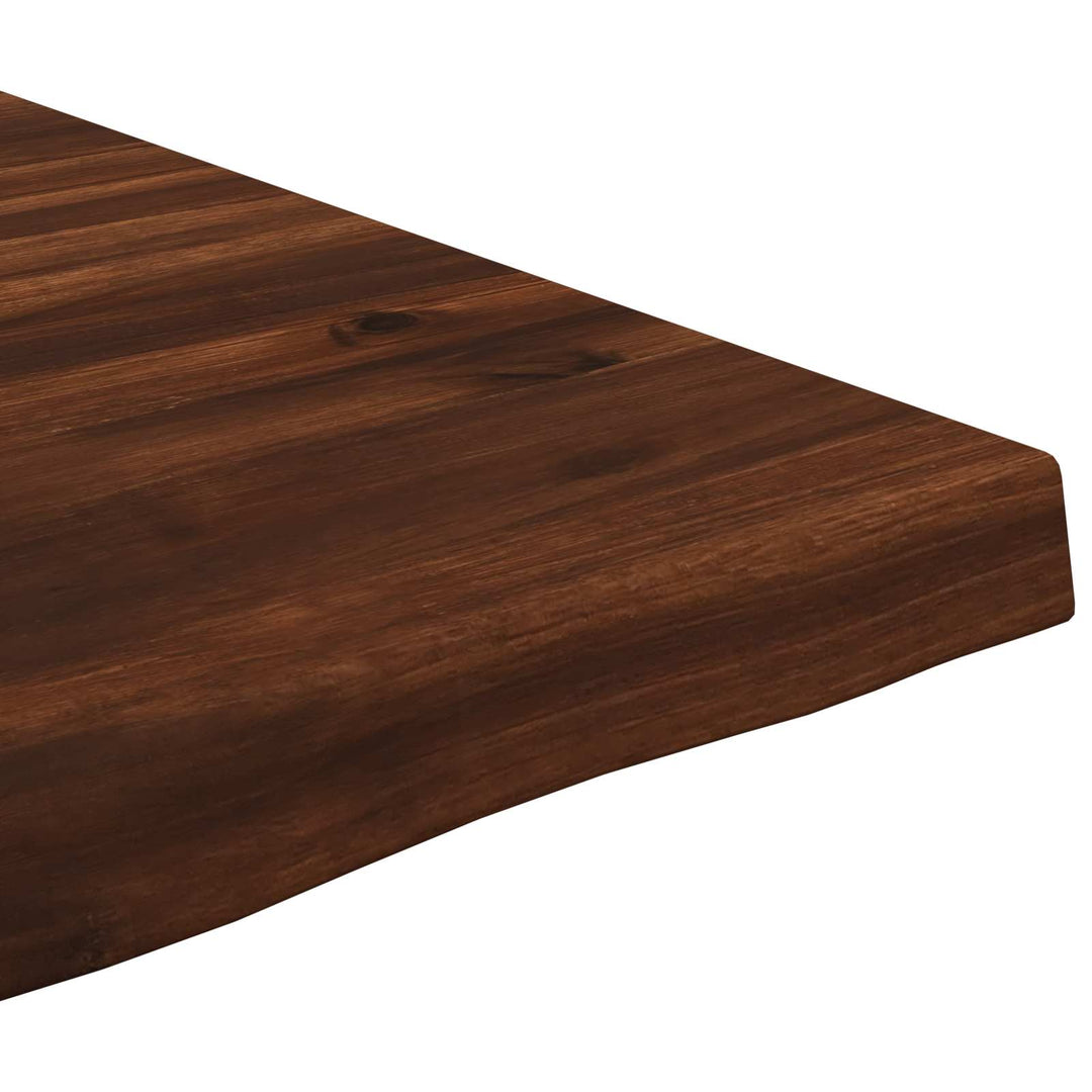 Rektangulært Bordplade 90 x 50 x 3,5 cm Rektangulær Mørk Brun