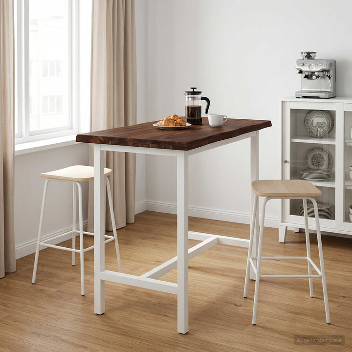 Rektangulært Bordplade 90 x 50 x 3,5 cm Rektangulær Mørk Brun
