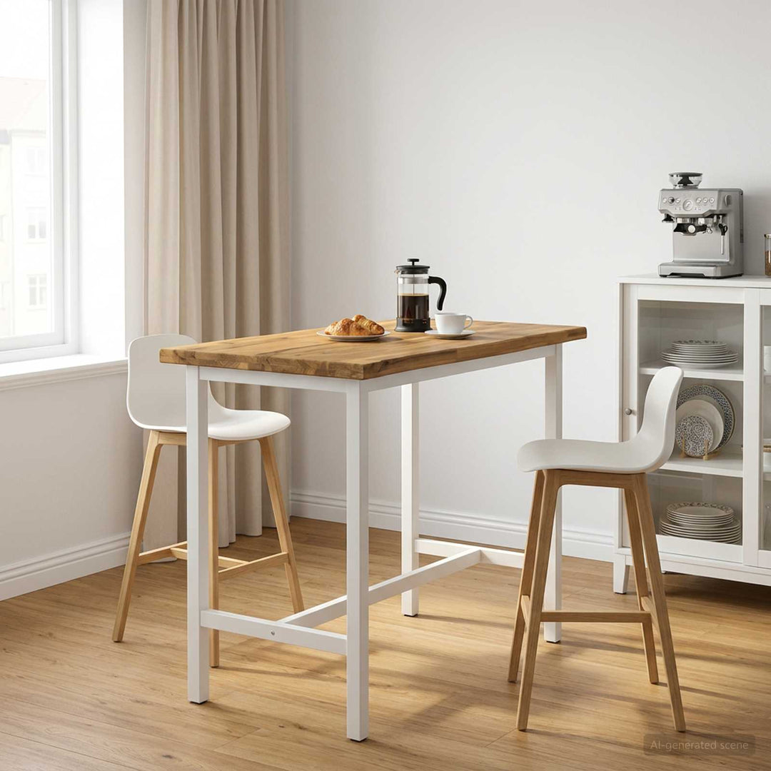 Rektangulært Bordplade 90 x 50 x 3,5 cm Rektangulær Hvid