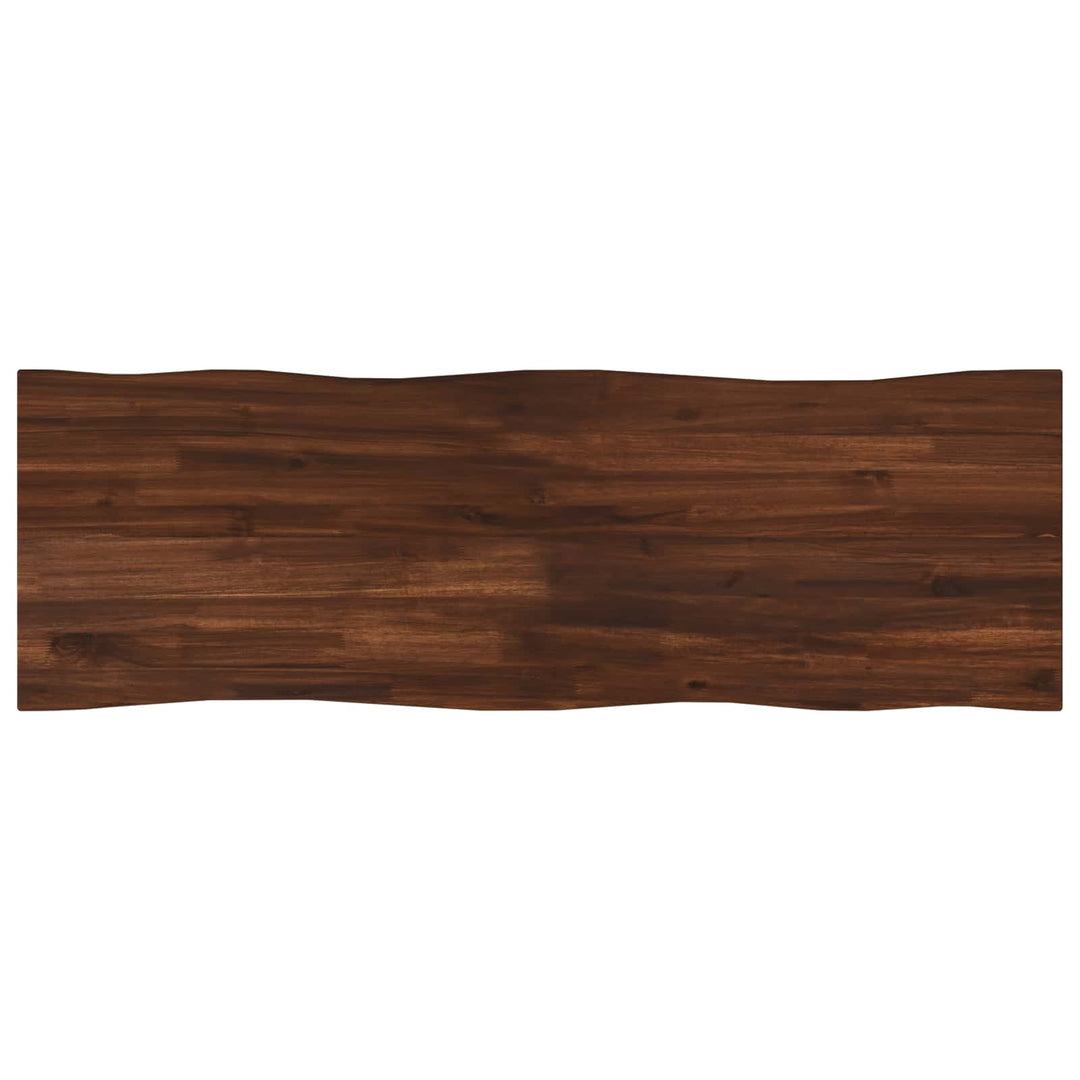 Rektangulært Bordplade 90 x 50 x 3,5 cm Rektangulær Mørk Brun