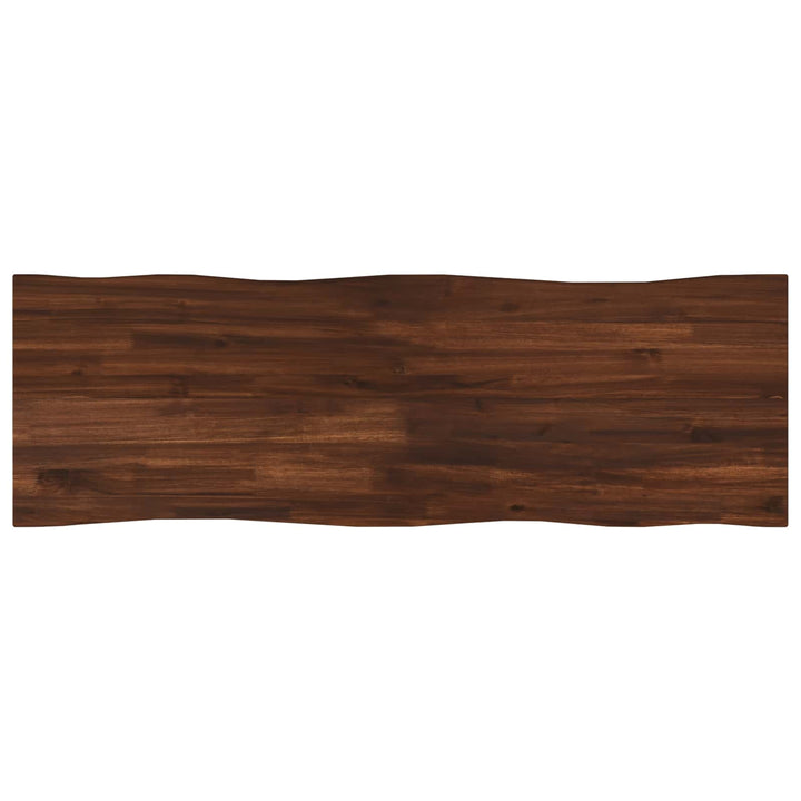 Rektangulært Bordplade 90 x 50 x 3,5 cm Rektangulær Mørk Brun