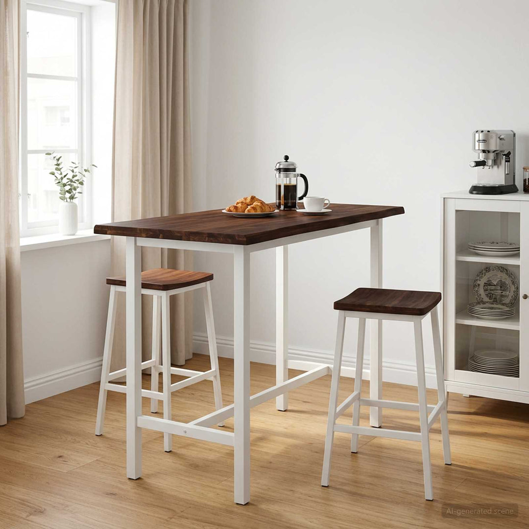 Rektangulært Bordplade 90 x 50 x 3,5 cm Rektangulær Mørk Brun