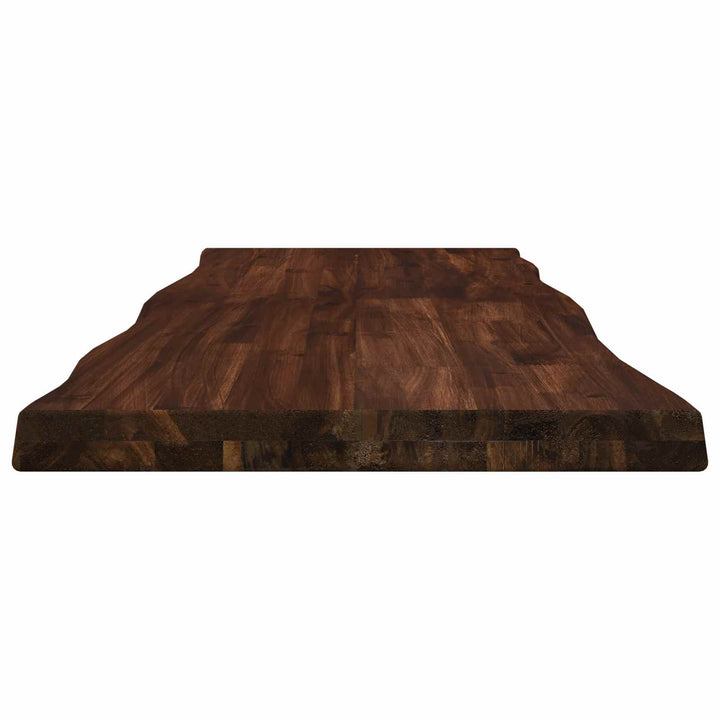 Rektangulært Bordplade 90 x 50 x 3,5 cm Rektangulær Mørk Brun