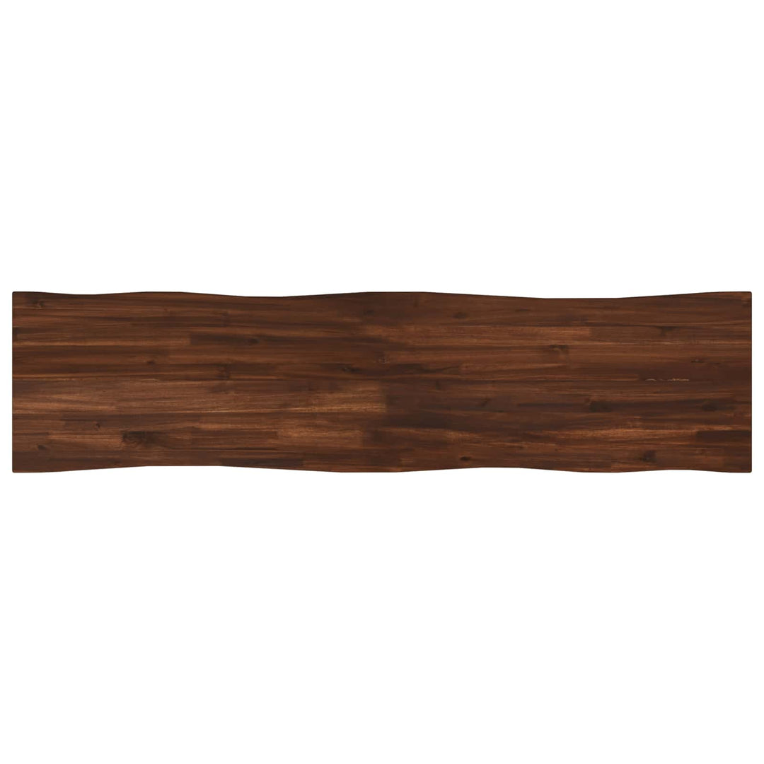 Rektangulært Bordplade 90 x 50 x 3,5 cm Rektangulær Mørk Brun