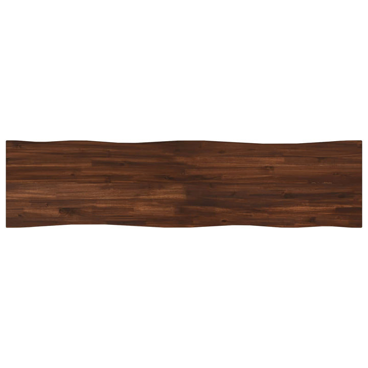 Rektangulært Bordplade 90 x 50 x 3,5 cm Rektangulær Mørk Brun