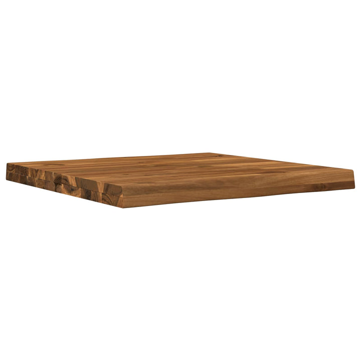 Rektangulært Bordplade 50 x 50 x 3,5 cm Firkantet Naturfarvet