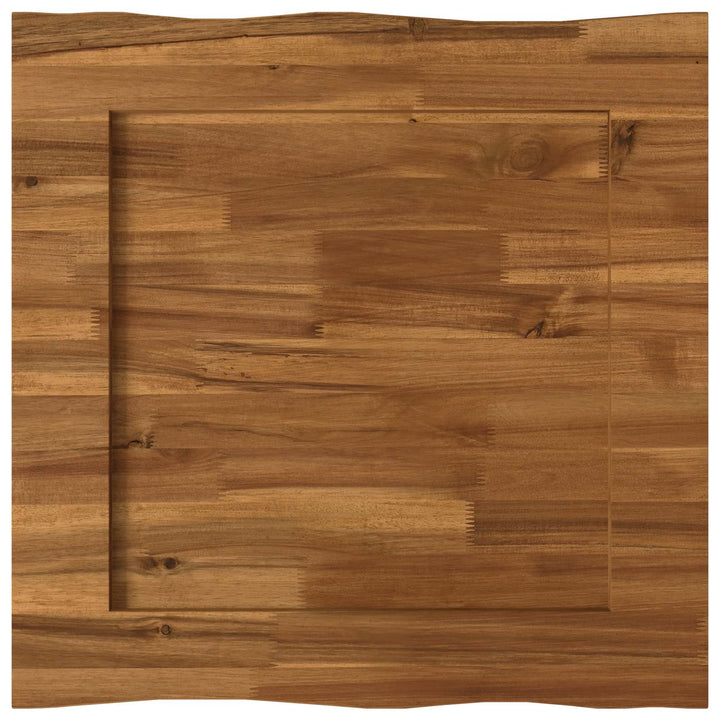 Rektangulært Bordplade 50 x 50 x 3,5 cm Firkantet Naturfarvet