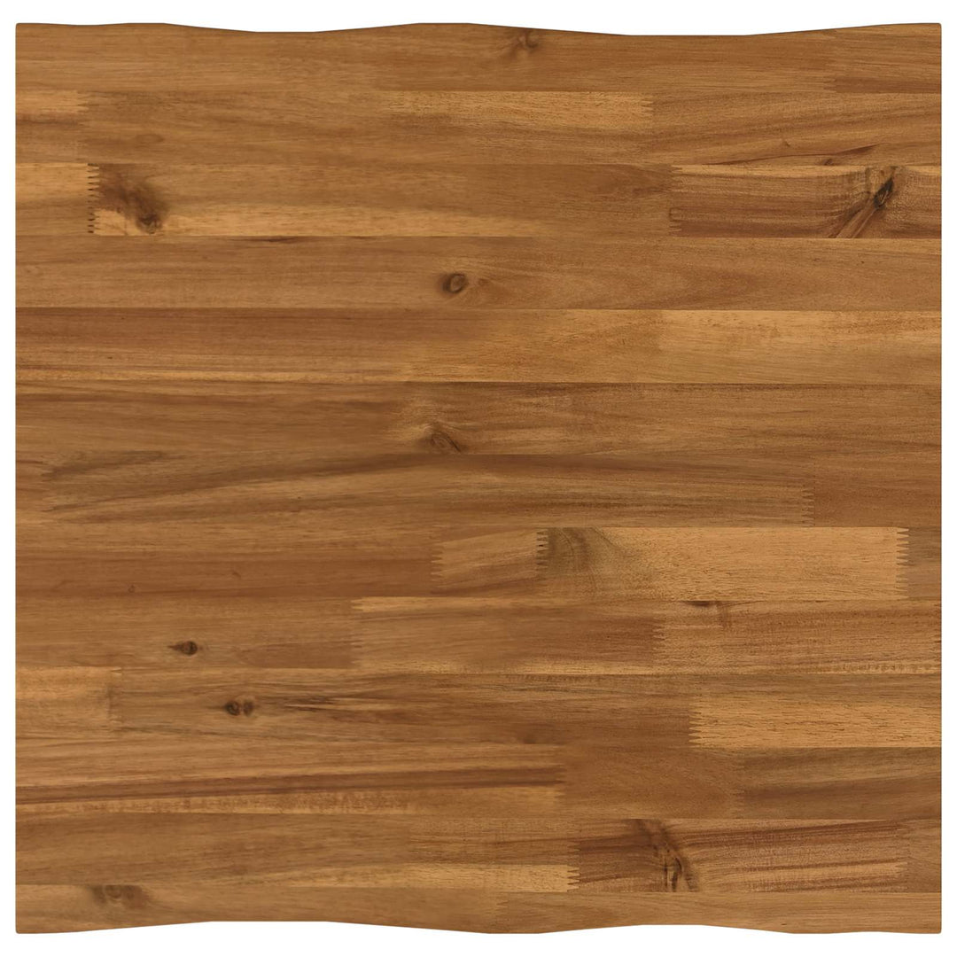 Rektangulært Bordplade 50 x 50 x 3,5 cm Firkantet Naturfarvet