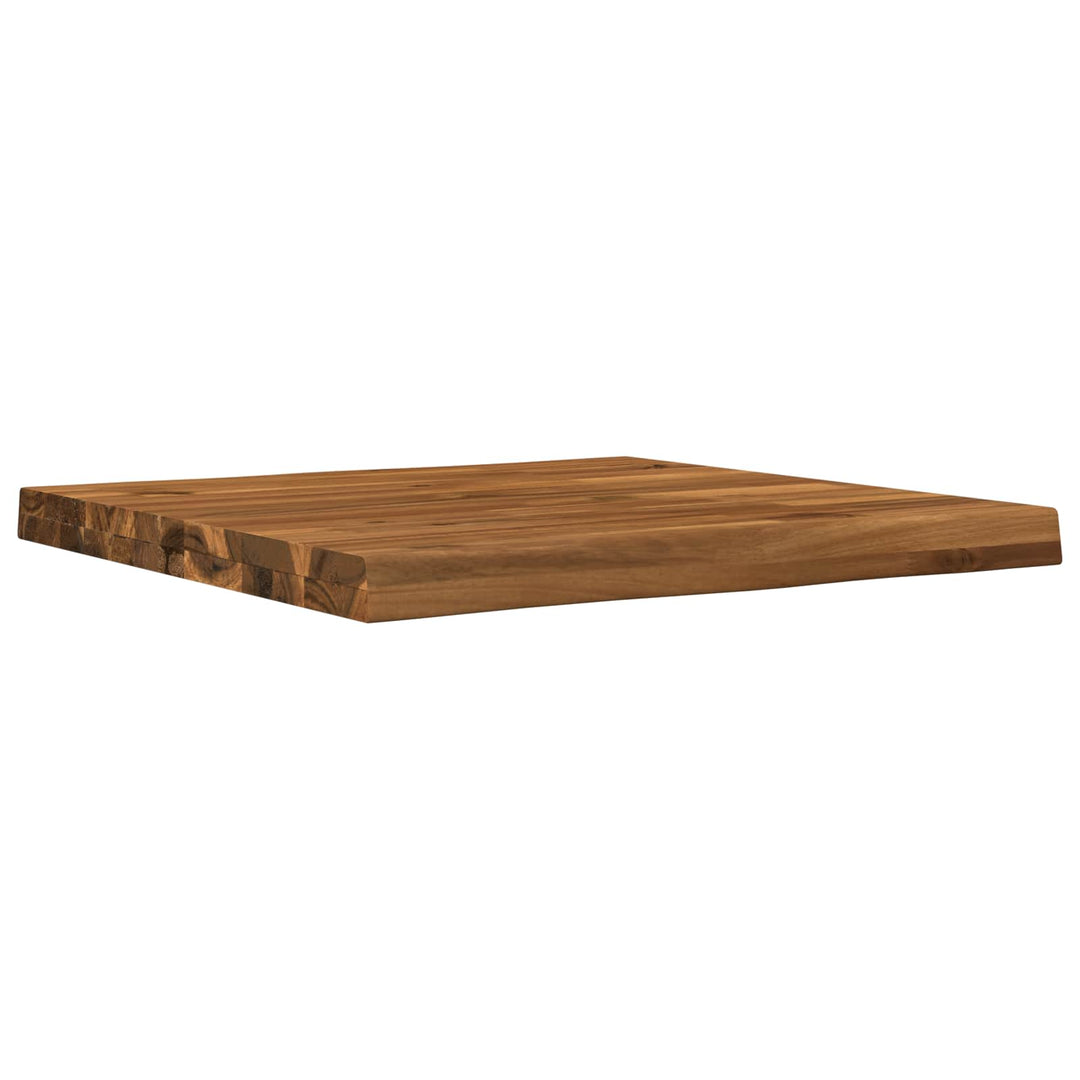 Rektangulært Bordplade 60 x 60 x 3,5 cm Firkantet Naturfarvet
