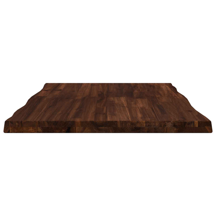 Rektangulært Bordplade 90 x 50 x 3,5 cm Rektangulær Mørk Brun