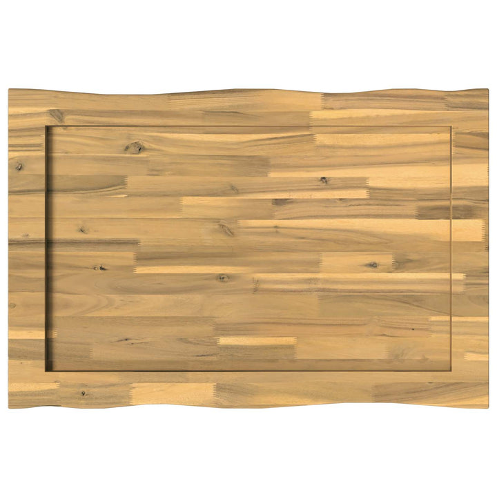 Rektangulært Bordplade 90 x 50 x 3,5 cm Rektangulær Hvid