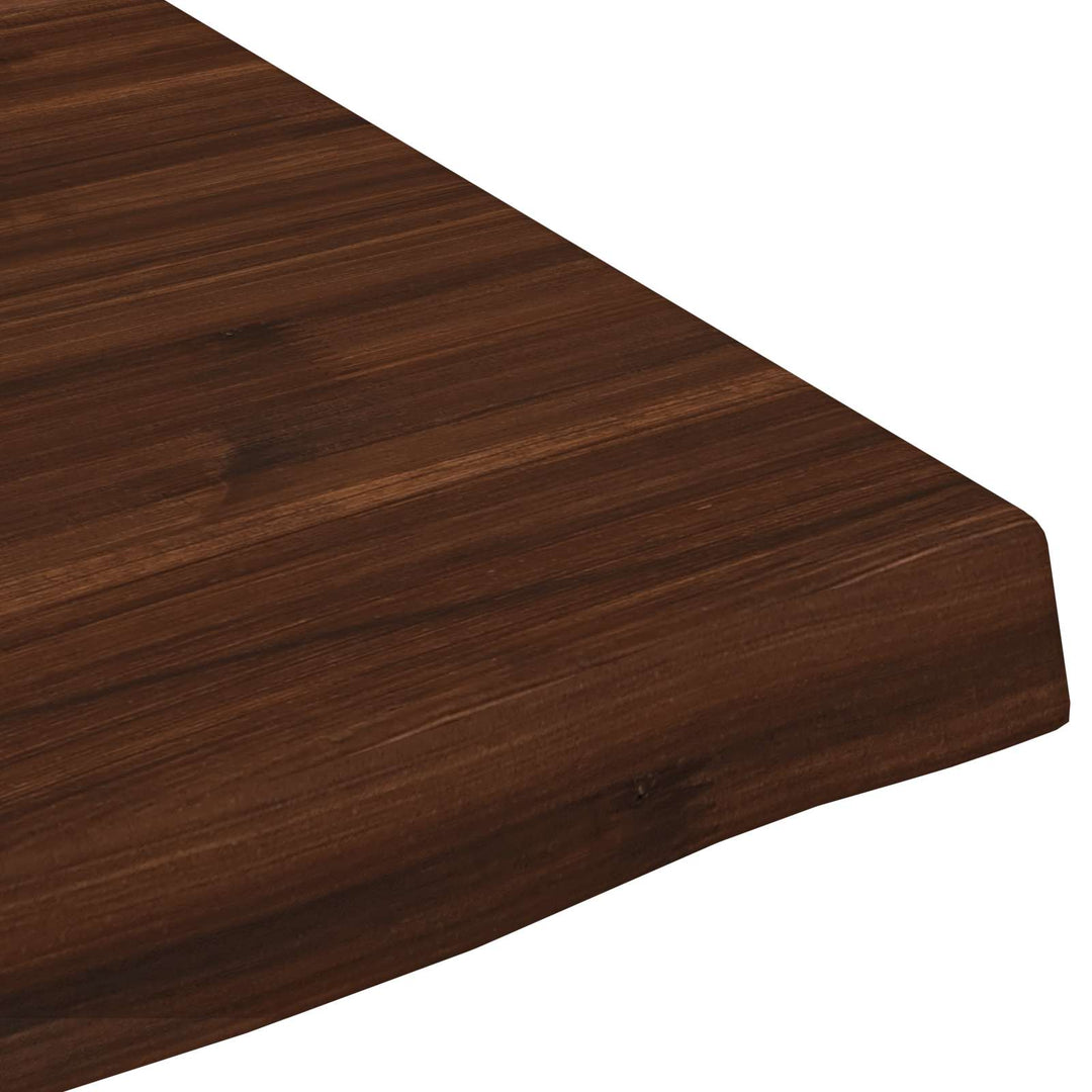 Rektangulært Bordplade 90 x 50 x 3,5 cm Rektangulær Mørk Brun