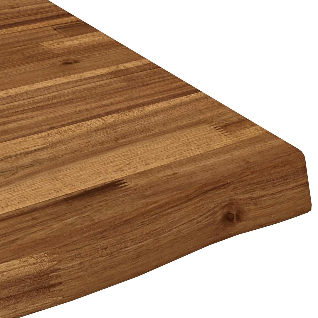 Rektangulært Bordplade 90 x 50 x 3,5 cm Rektangulær Naturfarvet