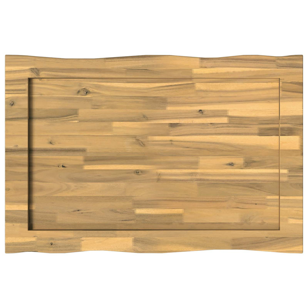 Rektangulært Bordplade 90 x 50 x 3,5 cm Rektangulær Hvid