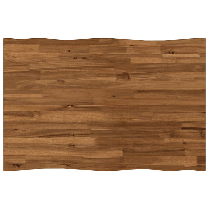 Rektangulært Bordplade 90 x 50 x 3,5 cm Rektangulær Naturfarvet