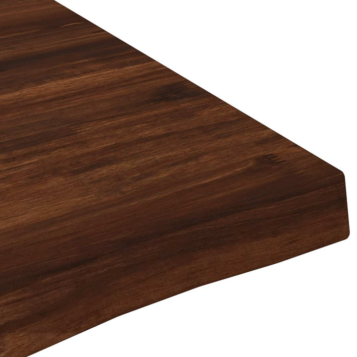Rektangulært Bordplade 90 x 50 x 3,5 cm Rektangulær Mørk Brun