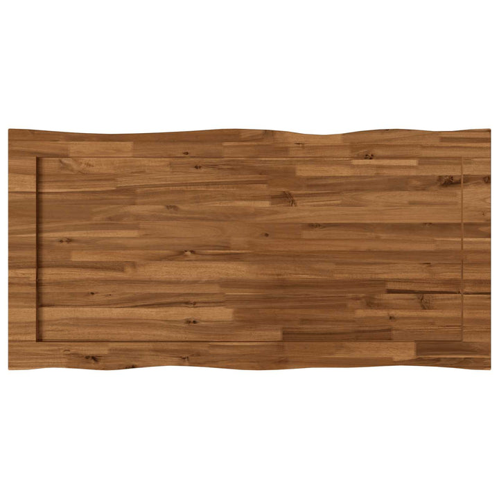 Rektangulært Bordplade 90 x 50 x 3,5 cm Rektangulær Naturfarvet