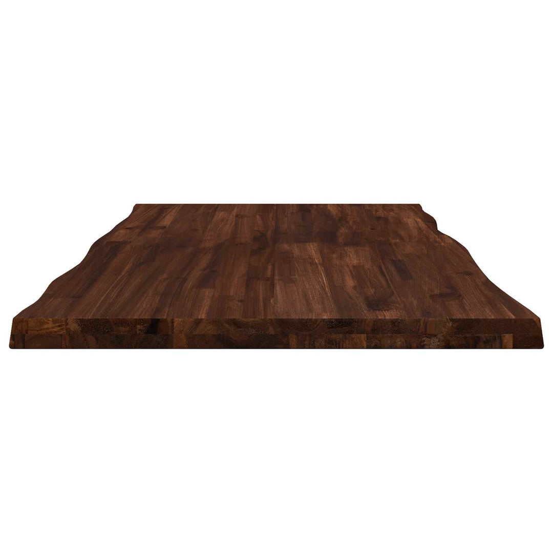 Rektangulært Bordplade 90 x 50 x 3,5 cm Rektangulær Mørk Brun