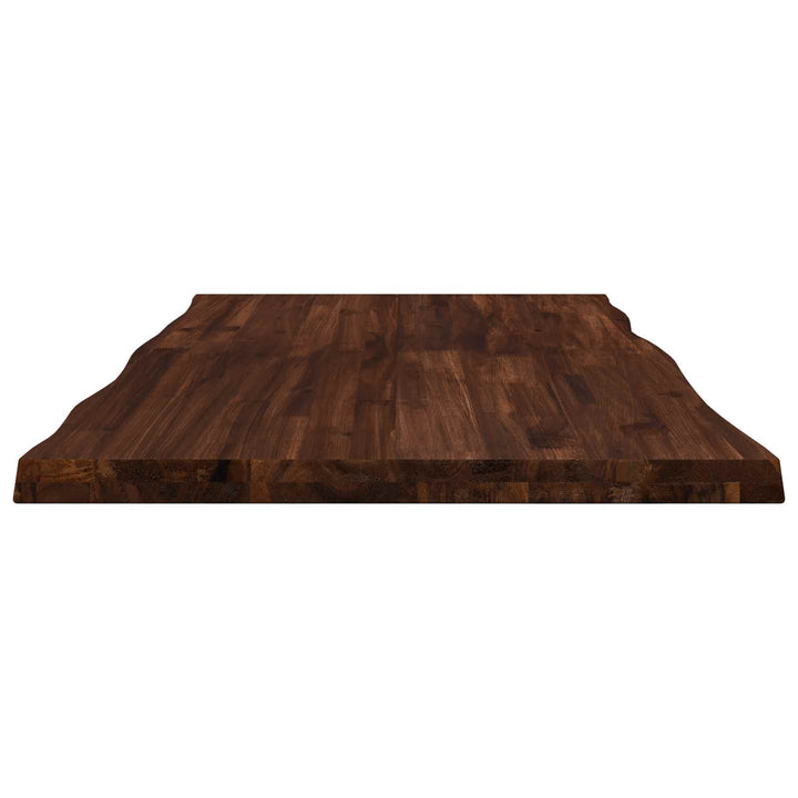Rektangulært Bordplade 90 x 50 x 3,5 cm Rektangulær Mørk Brun