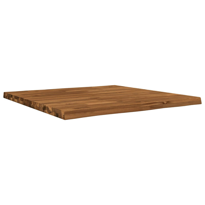 Rektangulært Bordplade 70 x 70 x 3,5 cm Firkantet Naturfarvet