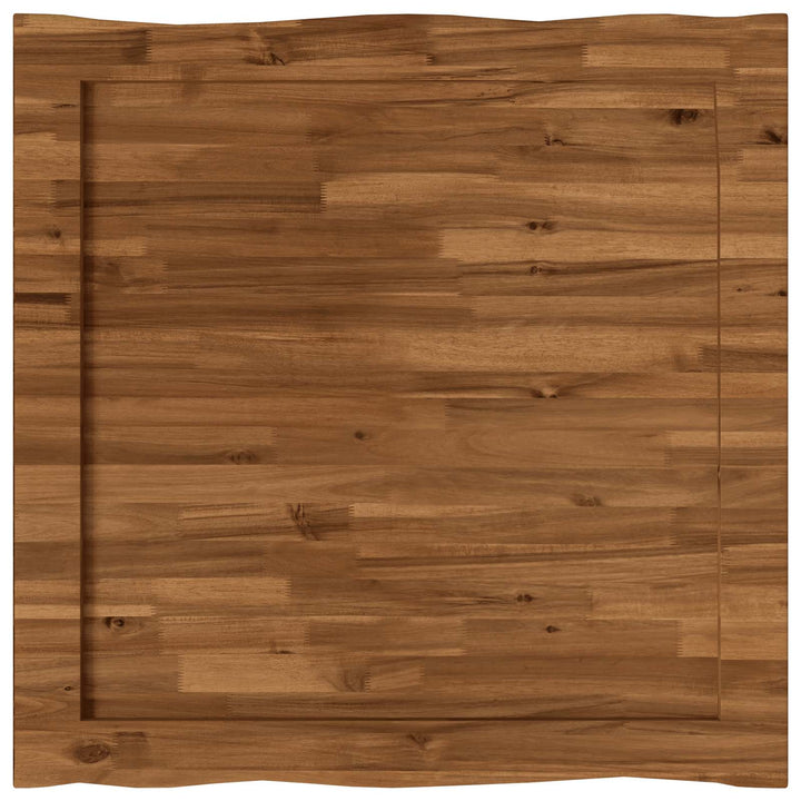 Rektangulært Bordplade 80 x 80 x 3,5 cm Firkantet Naturfarvet