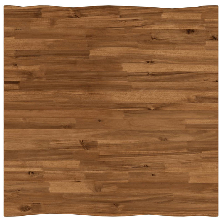 Rektangulært Bordplade 80 x 80 x 3,5 cm Firkantet Naturfarvet