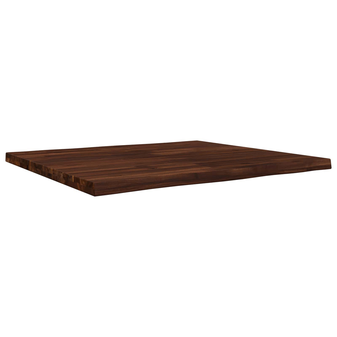Rektangulært Bordplade 90 x 50 x 3,5 cm Rektangulær Mørk Brun