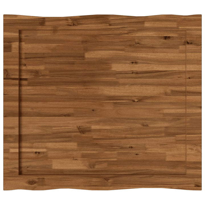 Rektangulært Bordplade 90 x 50 x 3,5 cm Rektangulær Naturfarvet