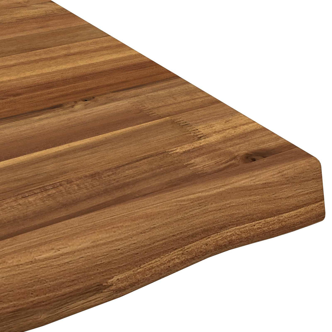 Rektangulært Bordplade 90 x 90 x 3,5 cm Firkantet Naturfarvet