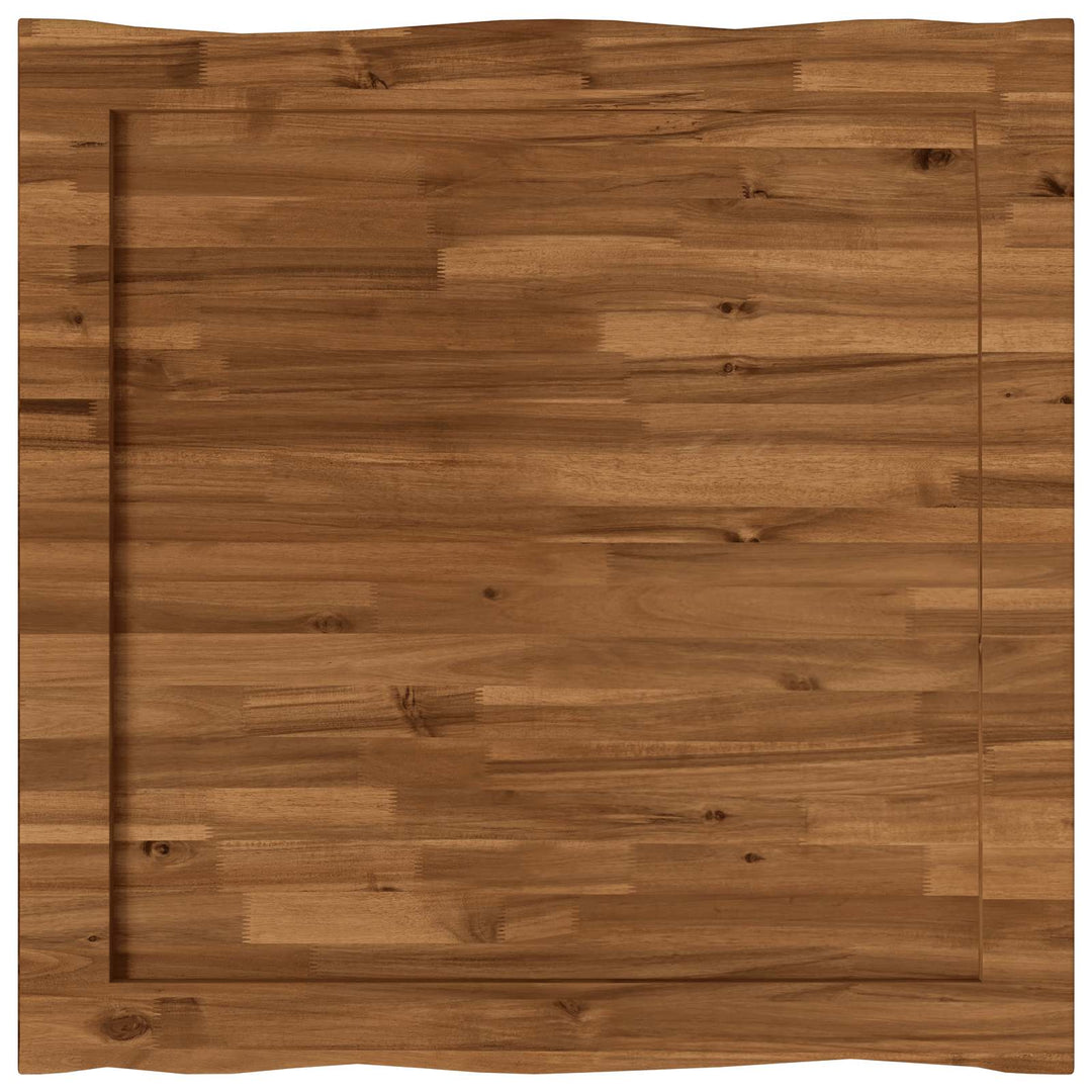 Rektangulært Bordplade 90 x 90 x 3,5 cm Firkantet Naturfarvet