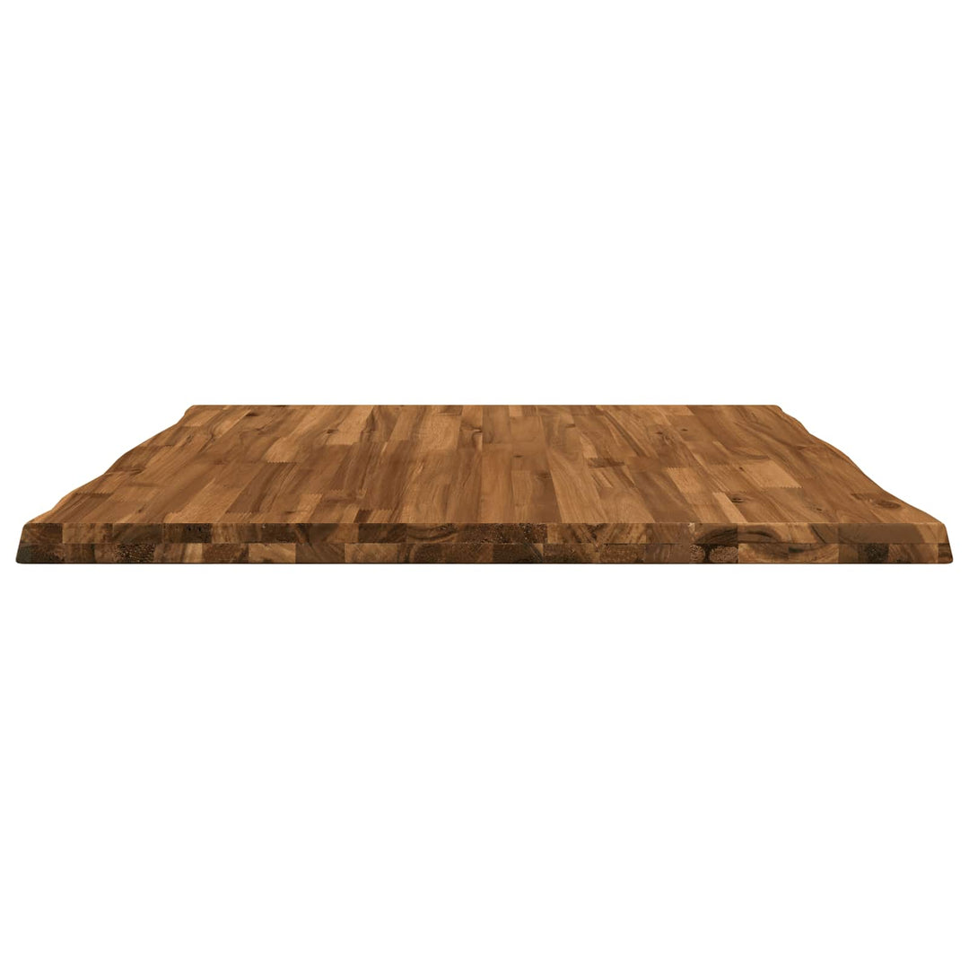 Rektangulært Bordplade 90 x 90 x 3,5 cm Firkantet Naturfarvet