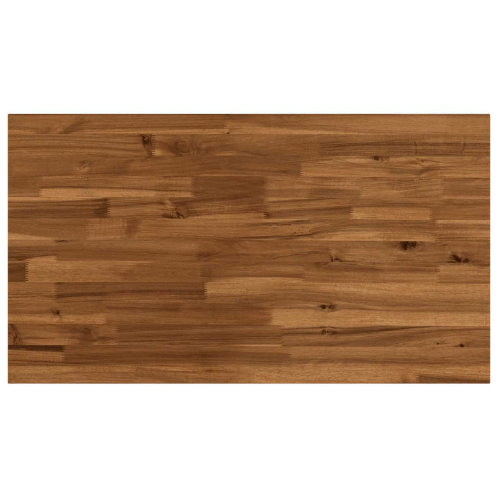 Live Edge Væghylde til Vask Naturlig og Kaffe 100 x 50 x 24 cm
