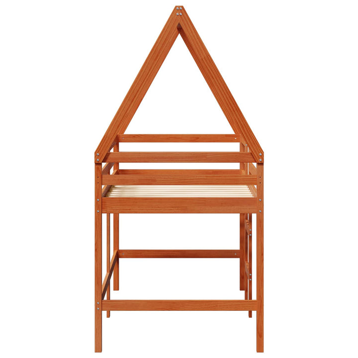 Hemsengramme VoksBrun 90 x 190 cm Massivt fyrretræ