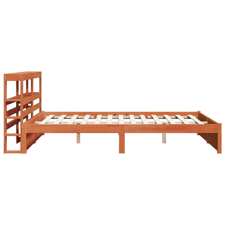 Sengestel Voks brun 120 x 200 cm Massivt fyrretræ
