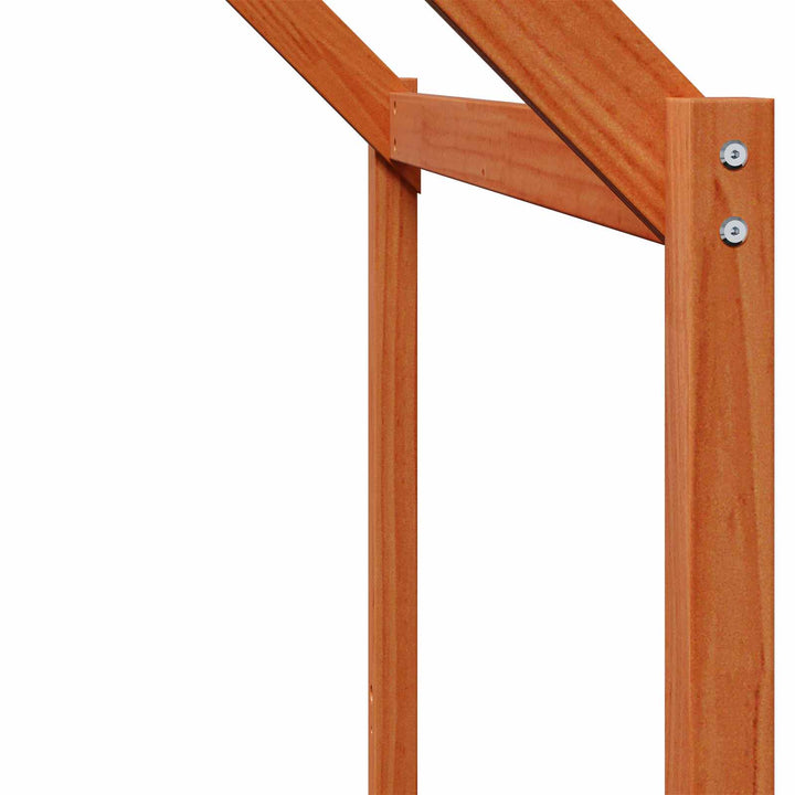 Hemsengramme Voksbrun 90 x 190 cm Massivt fyrretræ