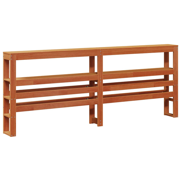 Sengestel Voks brun 180 x 200 cm Massivt fyrretræ