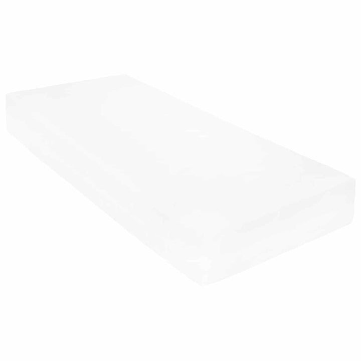 Dag seng med madras Voks brun og hvid 90 x 200 cm