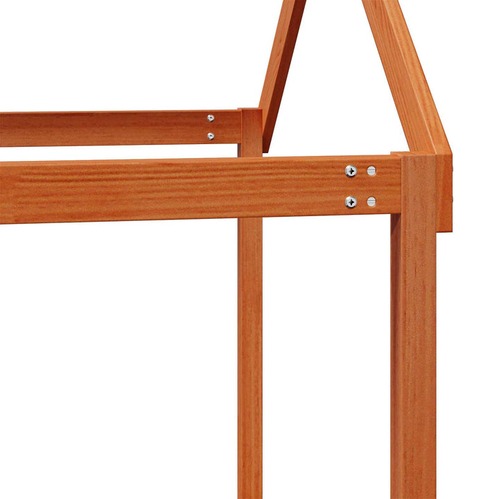 Hemsengramme VoksBrun 90 x 190 cm Massivt fyrretræ