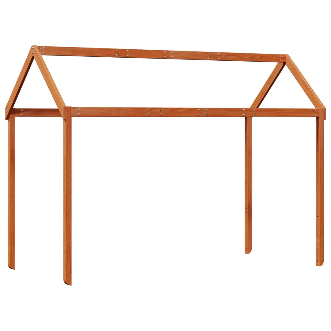 Hemsengramme VoksBrun 90 x 190 cm Massivt fyrretræ