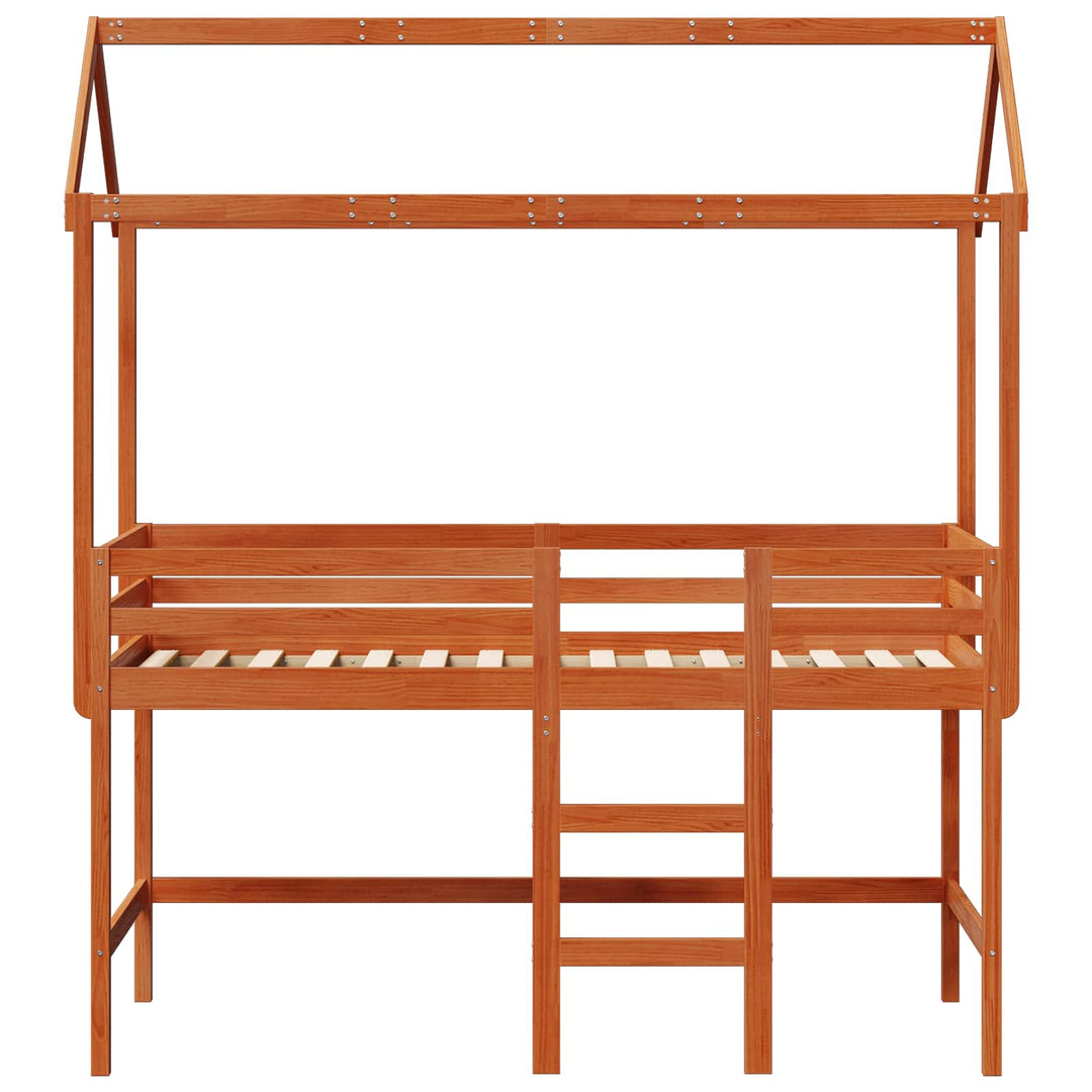 Hemsengramme VoksBrun 90 x 190 cm Massivt fyrretræ